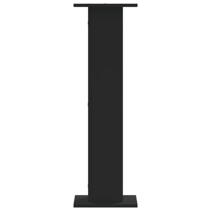 Supporti Altoparlanti 2 pz Neri 30x30x95cm in Legno Multistrato - homemem39