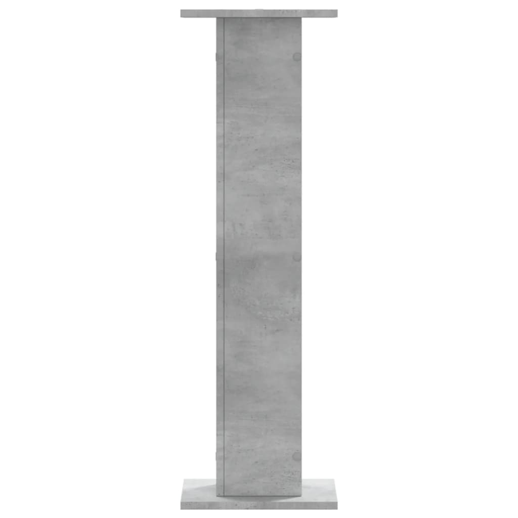 Supporti Altoparlanti 2 pz Grigio 30x30x95 cm Legno Multistrato - homemem39