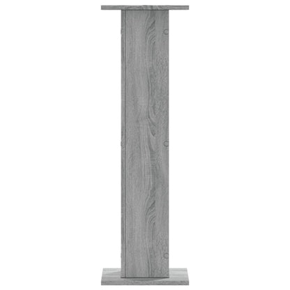 Supporti Altoparlanti 2 pz Grigio 30x30x95 cm in Multistrato - homemem39