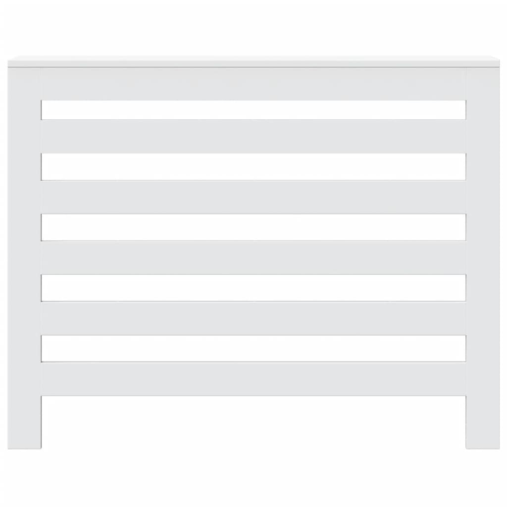 Copertura Termosifone Bianca 104x20x82 cm in Legno Multistrato - homemem39