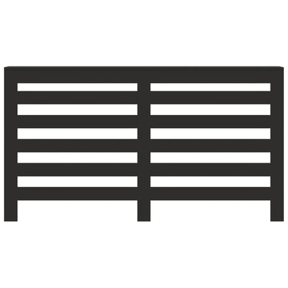 Copertura Termosifone Nera 149x20x82 cm Legno Multistrato - homemem39