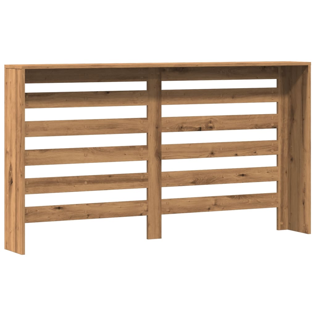 Copertura Termosifone Rovere Artigianale 149x20x82cm in Legno - homemem39