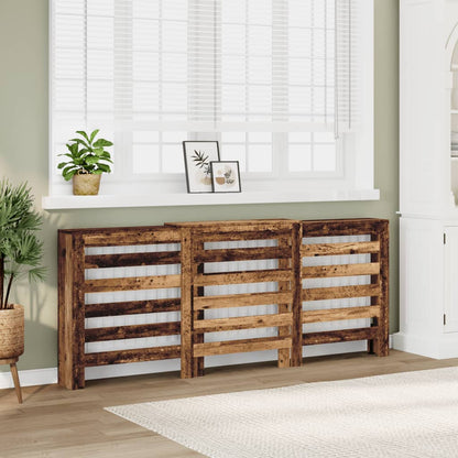 Copertura Termosifone Legno Antico 205x21,5x83,5 cm Multistrato - homemem39