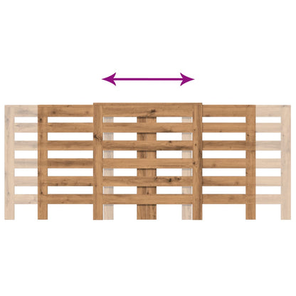 Copertura Termosifone Rovere Artigianale 205x21,5x83,5 cm Legno - homemem39