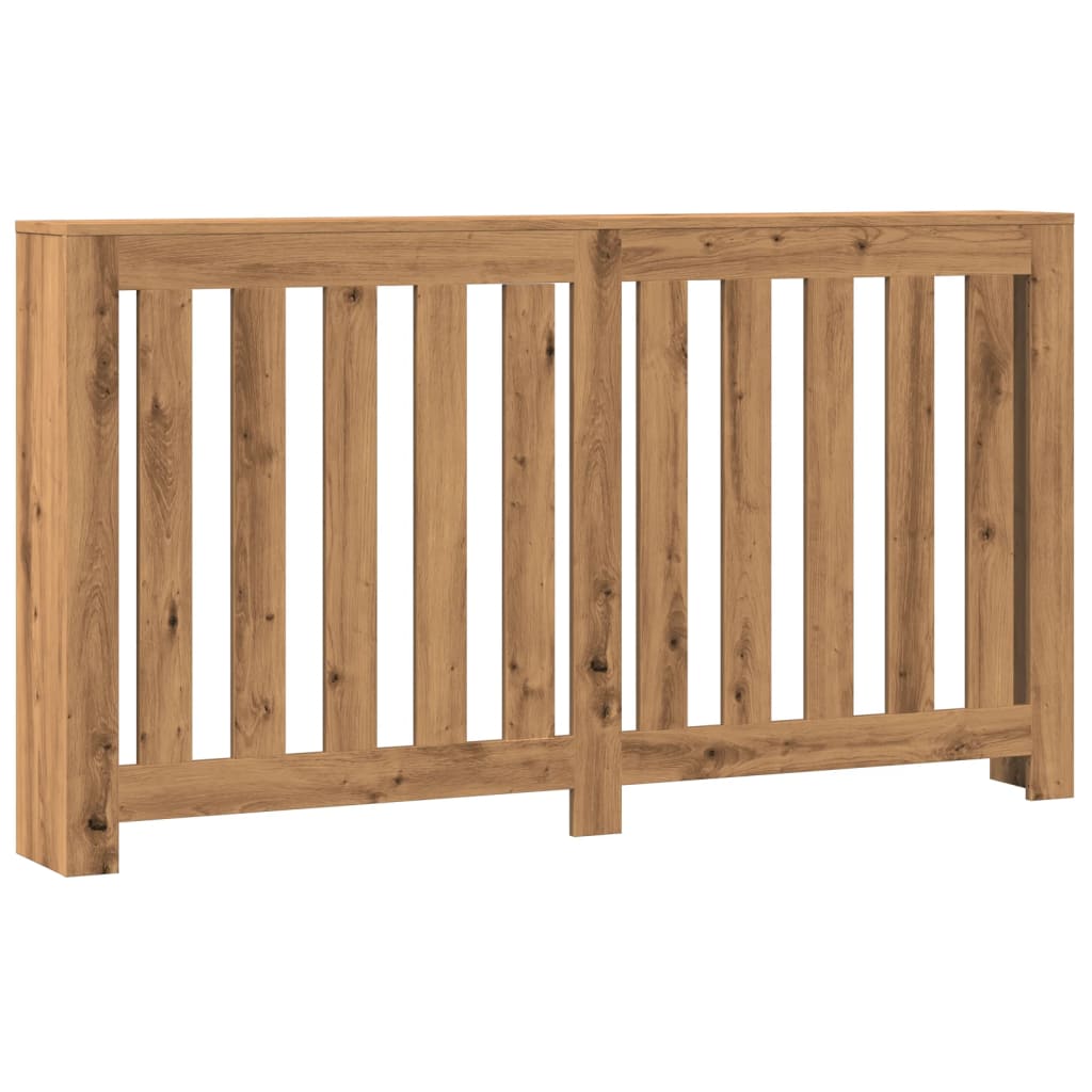 Copertura Termosifone Rovere Artigianale 149x20x82cm in Legno - homemem39