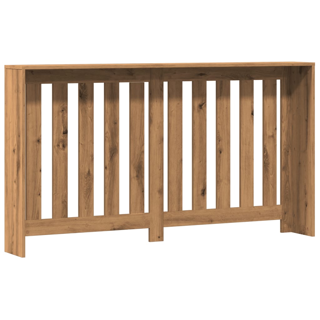 Copertura Termosifone Rovere Artigianale 149x20x82cm in Legno - homemem39