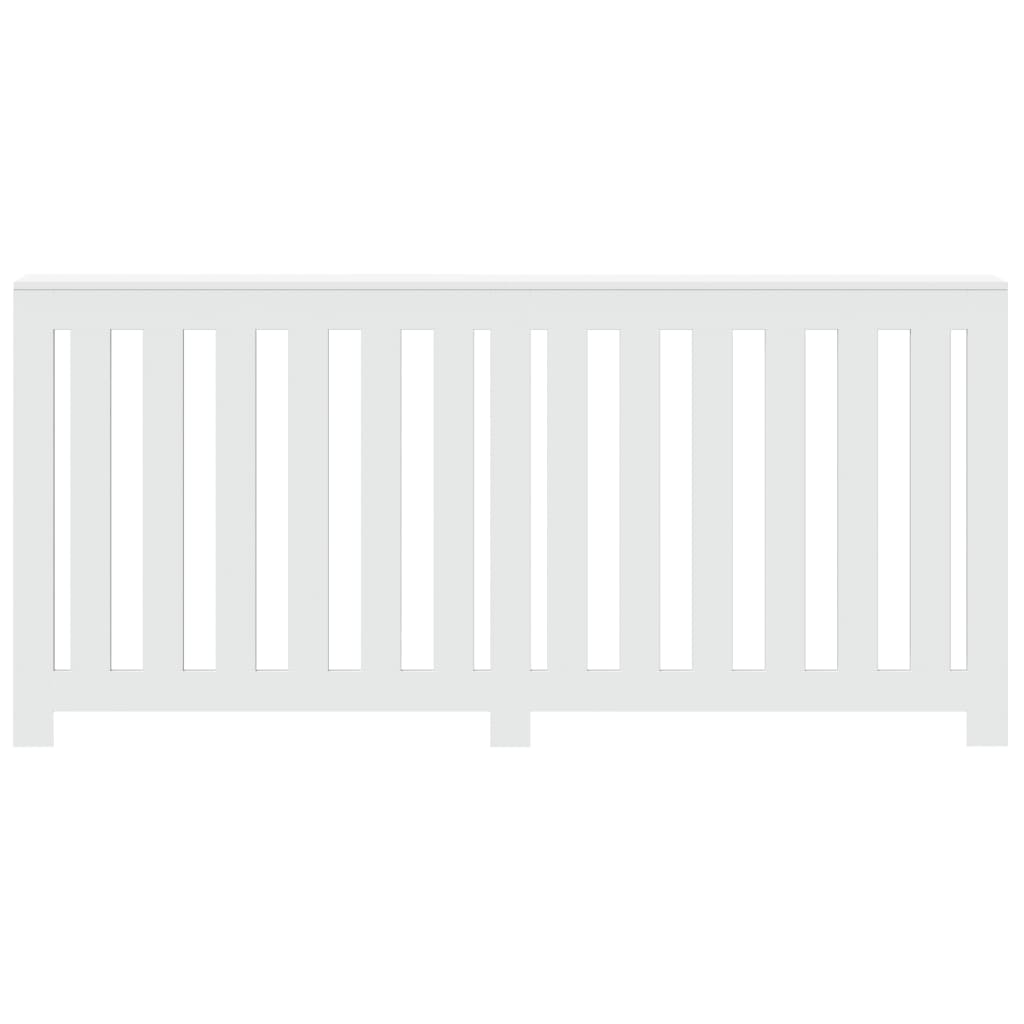 Copertura Termosifone Bianca 175x20x82 cm in Legno Multistrato - homemem39