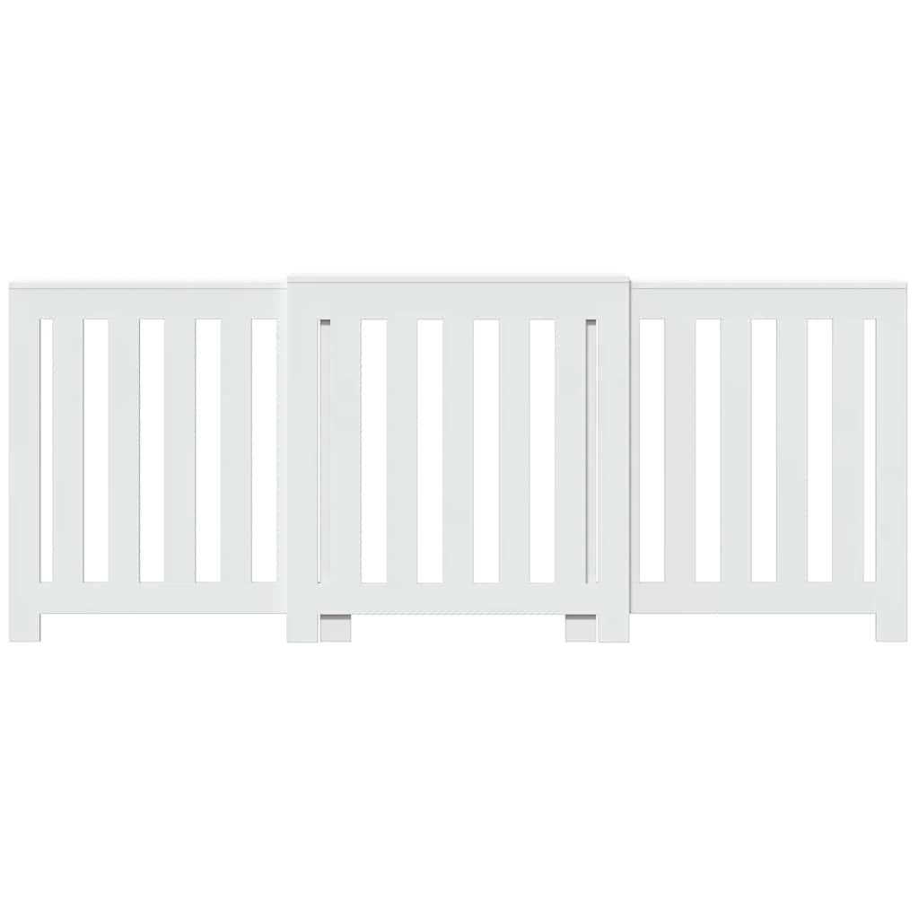 Copertura Termosifone Bianca 205x21,5x83,5 cm Legno Multistrato - homemem39