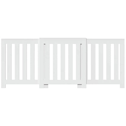 Copertura Termosifone Bianca 205x21,5x83,5 cm Legno Multistrato - homemem39