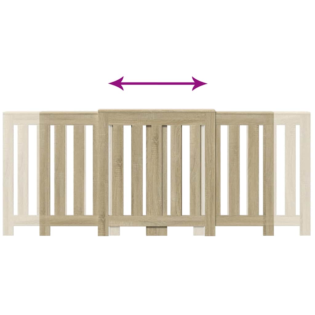 Copertura Termosifone Rovere Sonoma 205x21,5x83,5cm Multistrato - homemem39