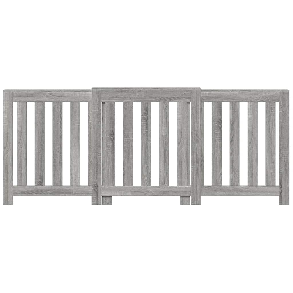 Copertura Termosifone Grigio Sonoma 205x21,5x83,5cm Multistrato - homemem39