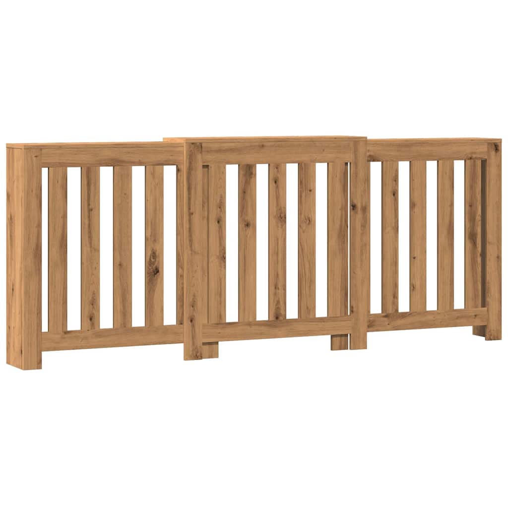 Copertura Termosifone Rovere Artigianale 205x21,5x83,5 cm Legno - homemem39