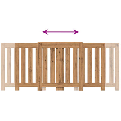 Copertura Termosifone Rovere Artigianale 205x21,5x83,5 cm Legno - homemem39