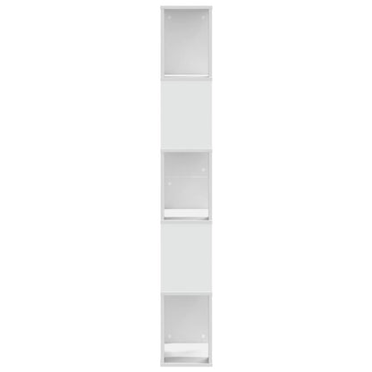 Libreria 5 Ripiani Bianca 45x23,5x162,5cm Legno Multistrato