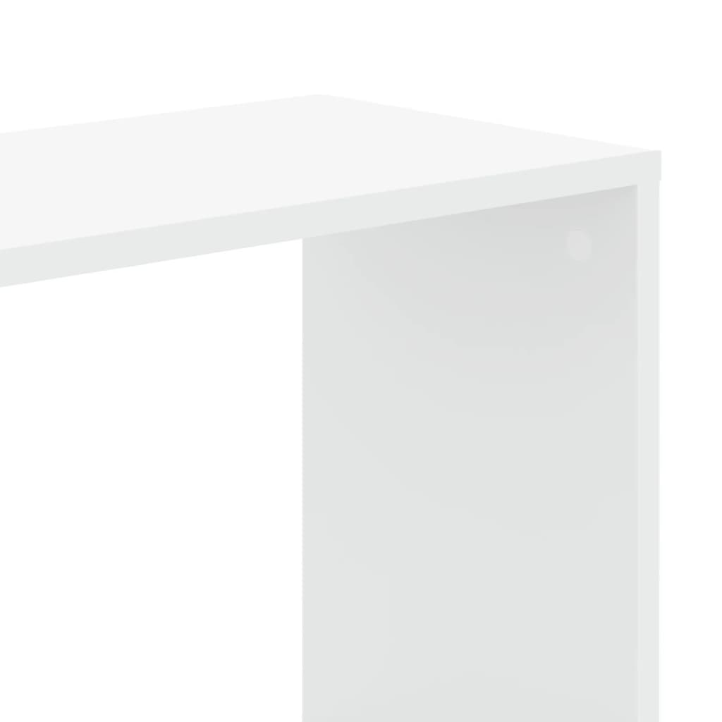 Libreria 5 Ripiani Bianca 45x23,5x162,5cm Legno Multistrato - homemem39