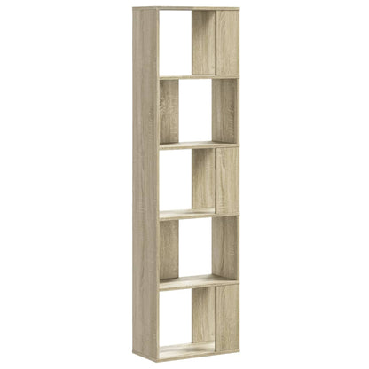 Libreria 5 Ripiani Rovere Sonoma 45x23,5x162,5cm Multistrato