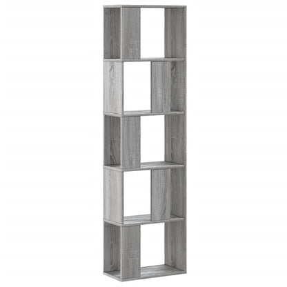 Libreria 5Ripiani Grigio Sonoma 45x23,5x162,5 Legno Multistrato