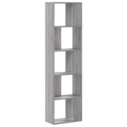 Libreria 5Ripiani Grigio Sonoma 45x23,5x162,5 Legno Multistrato