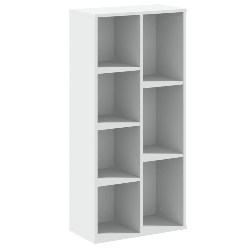 Libreria Bianca 50x25x105 cm in Legno Multistrato