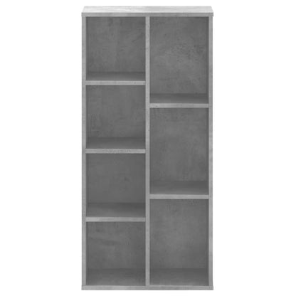 Libreria Grigio Cemento 50x25x105 cm in Legno Multistrato