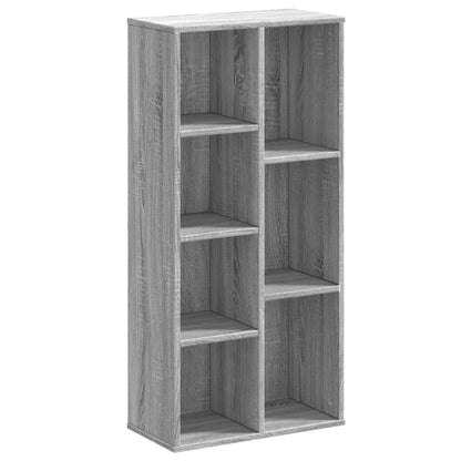 Libreria Grigio Sonoma 50x25x105 cm in Legno Multistrato