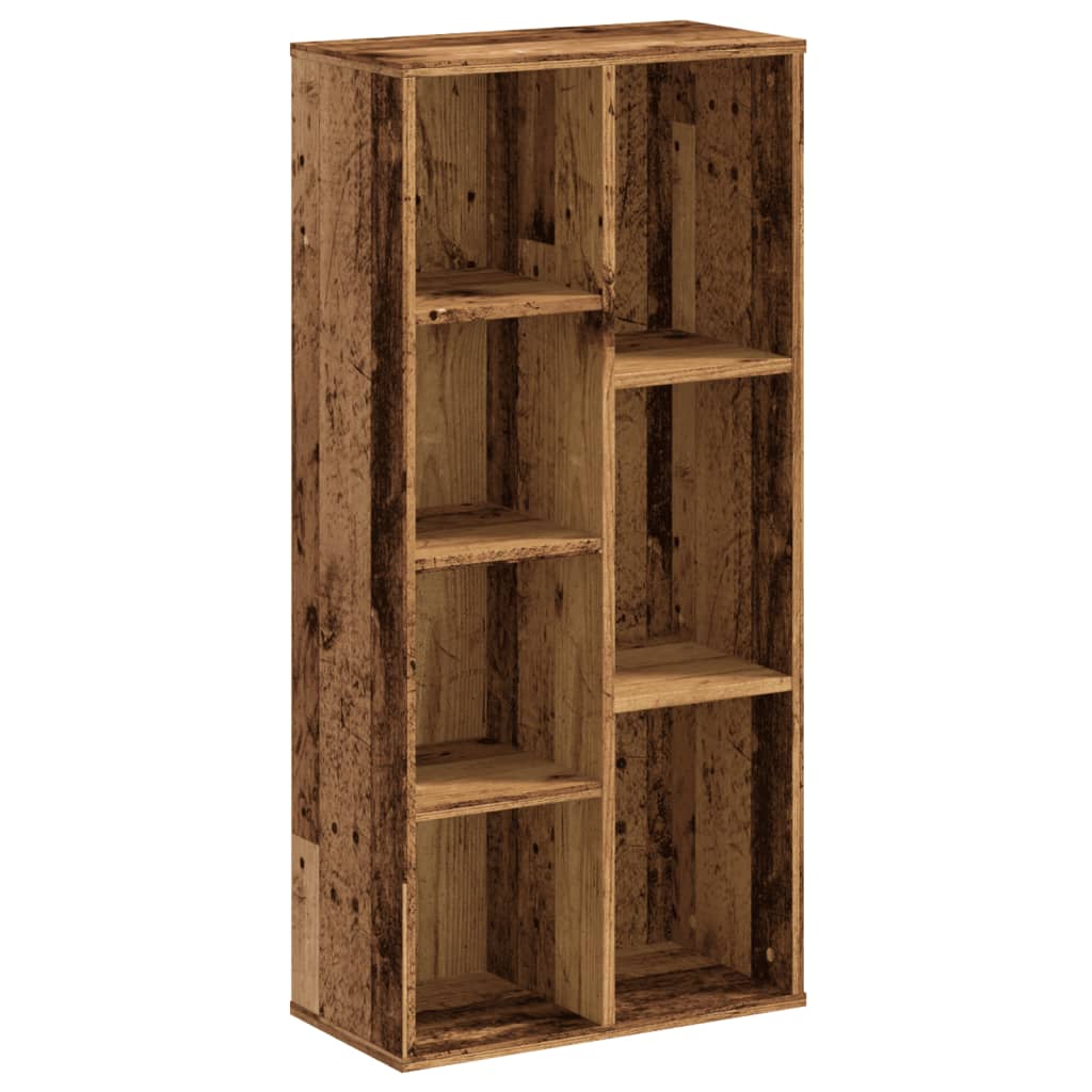 Libreria Legno Antico 50x25x105 cm in Legno Multistrato