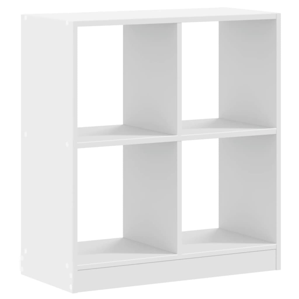 Libreria Bianca 68,5x32x75 cm in Legno Multistrato