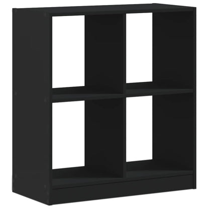 Libreria Nera 68,5x32x75 cm in Legno Multistrato