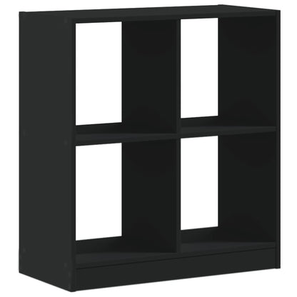 Libreria Nera 68,5x32x75 cm in Legno Multistrato