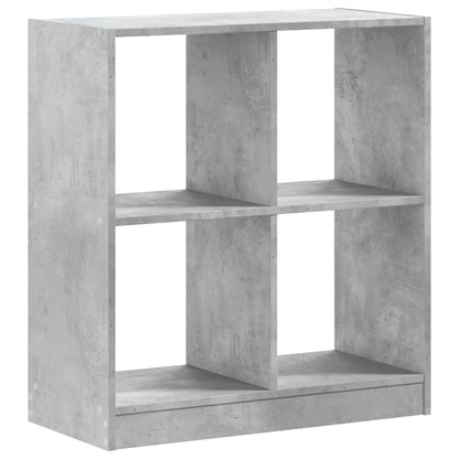 Libreria Grigio Cemento 68,5x32x75 cm in Legno Multistrato