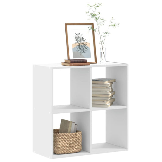 Libreria Bianca 68,5x32x68,5 cm in Legno Multistrato