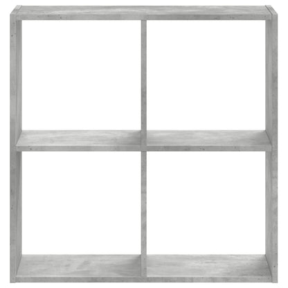 Libreria Grigio Cemento 68,5x32x68,5 cm in Legno Multistrato