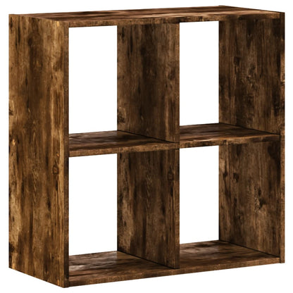 Libreria Rovere Fumo 68,5x32x68,5 cm in Legno Multistrato