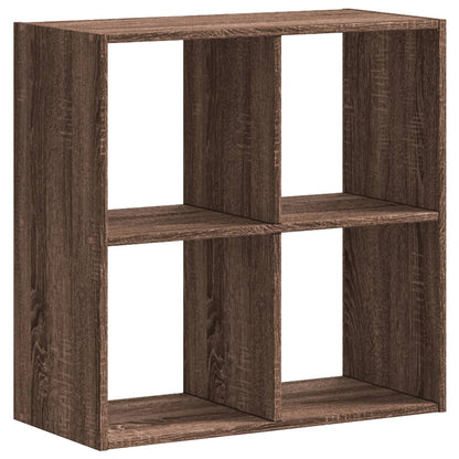 Libreria Rovere Marrone 68,5x32x68,5 cm in Legno Multistrato