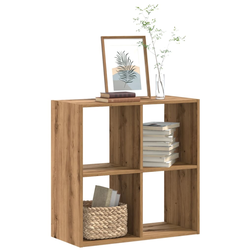 Libreria Legno Artigianale 68,5x32x68,5 cm in Legno Multistrato