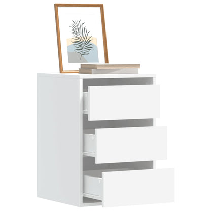 Cassettiera Bianca 40x41x58 cm in Legno Multistrato | homemem39