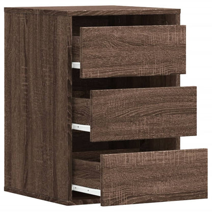 Cassettiera Angolo Rovere Marrone 40x41x58cm Legno Multistrato - homemem39