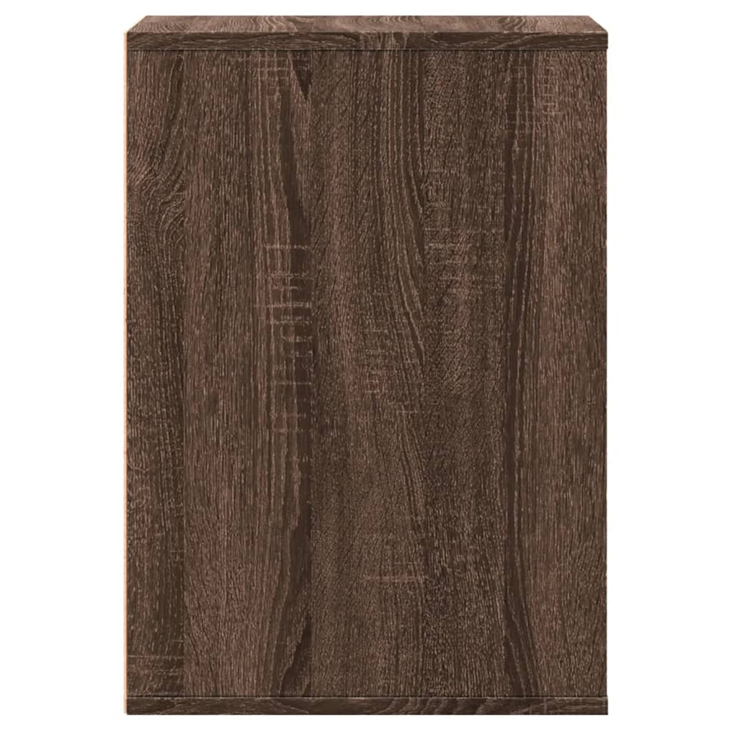 Cassettiera Angolo Rovere Marrone 40x41x58cm Legno Multistrato - homemem39