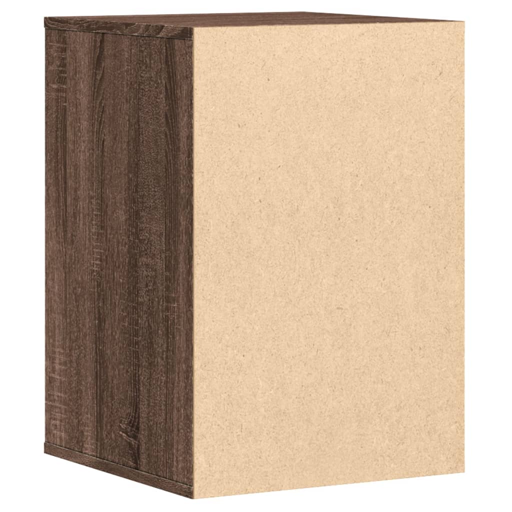 Cassettiera Angolo Rovere Marrone 40x41x58cm Legno Multistrato - homemem39