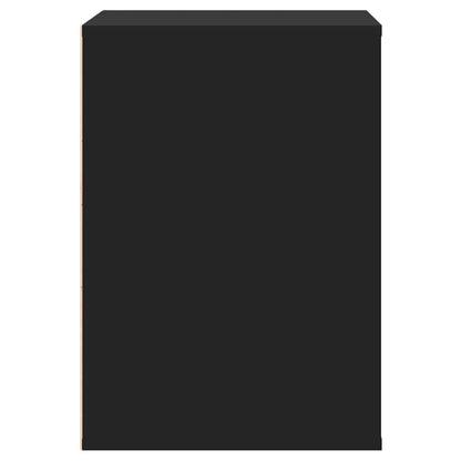 Cassettiera Angolare Nera 60x41x58 cm in Legno Multistrato - homemem39