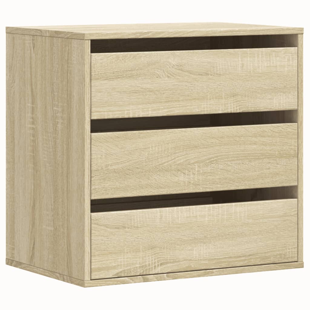 Cassettiera Angolare Rovere Sonoma 60x41x58cm Legno Multistrato - homemem39