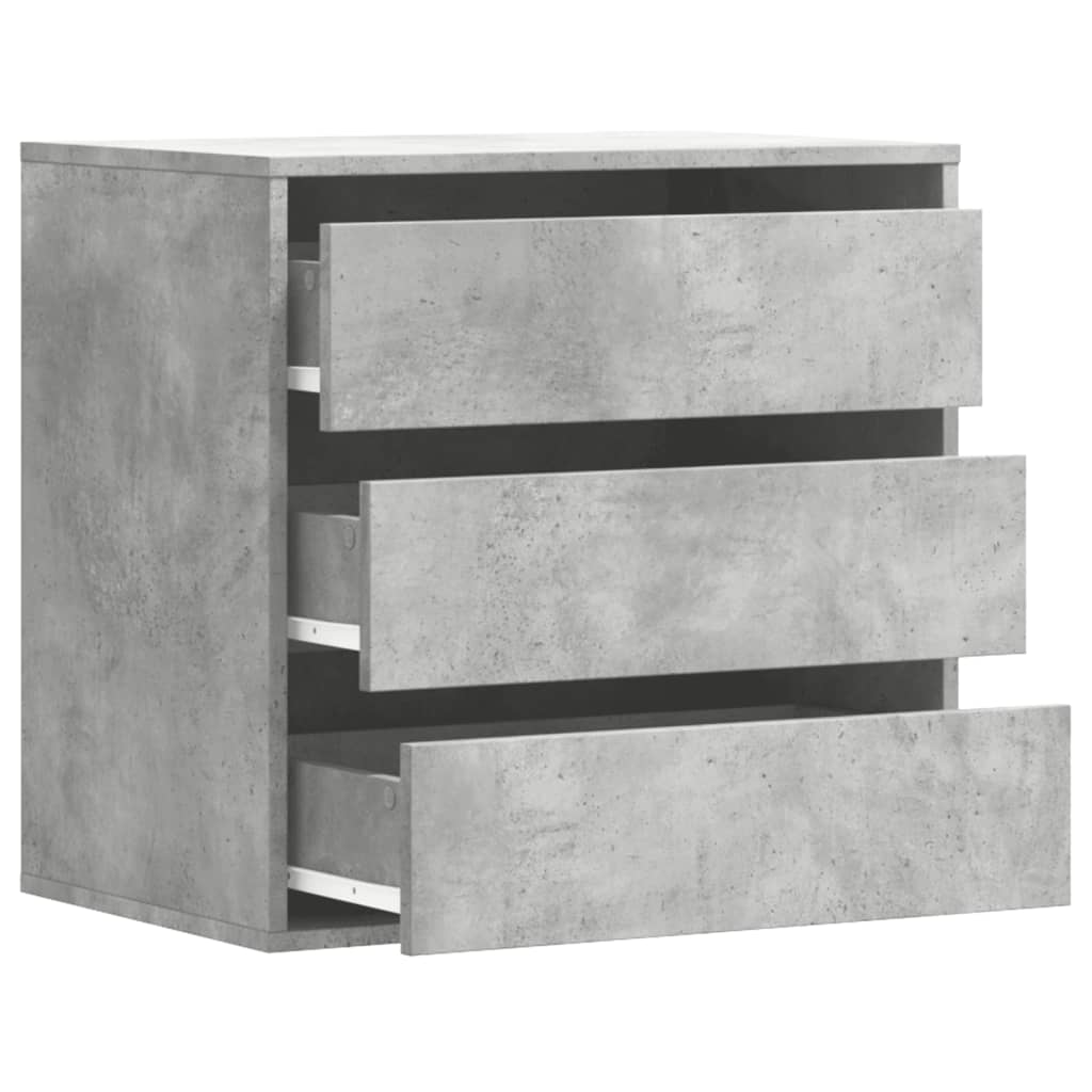Cassettiera Angolo Grigio Cemento 60x41x58cm Legno Multistrato - homemem39