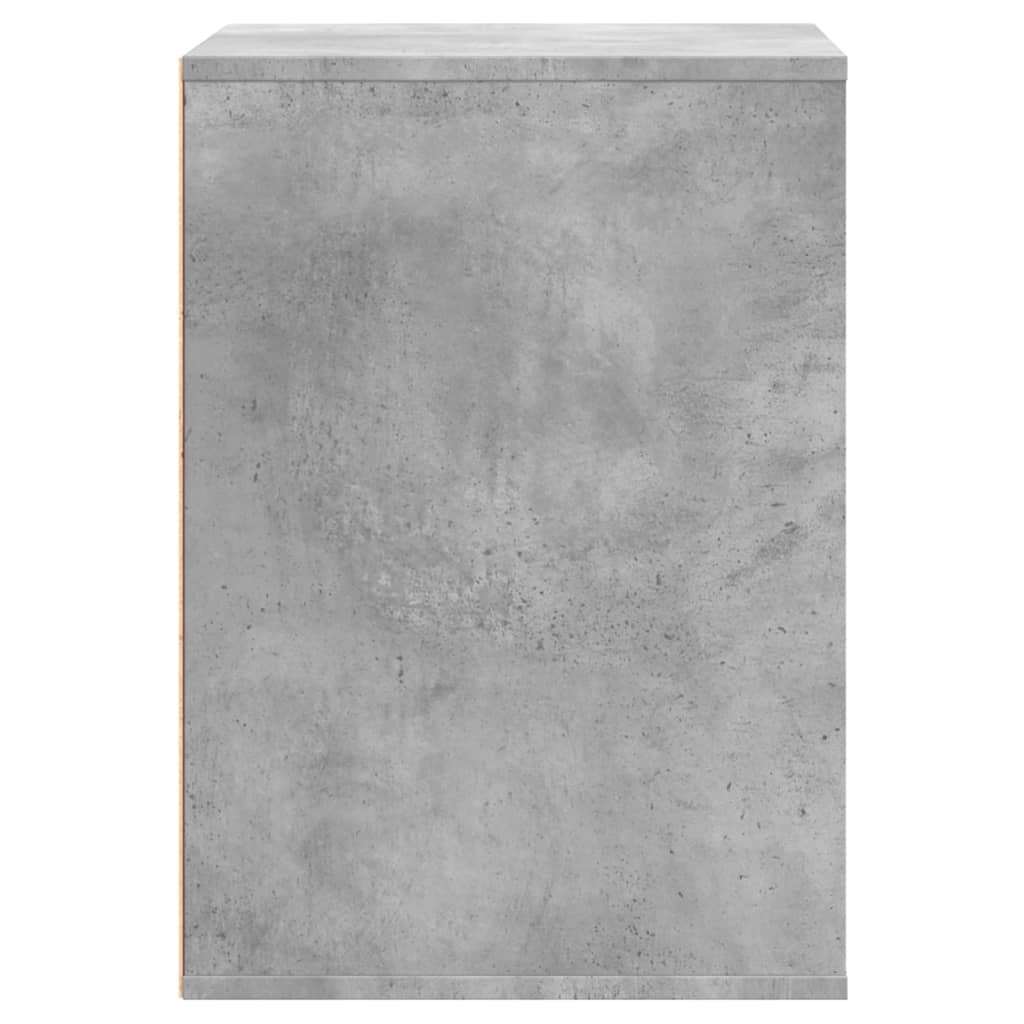 Cassettiera Angolo Grigio Cemento 60x41x58cm Legno Multistrato - homemem39