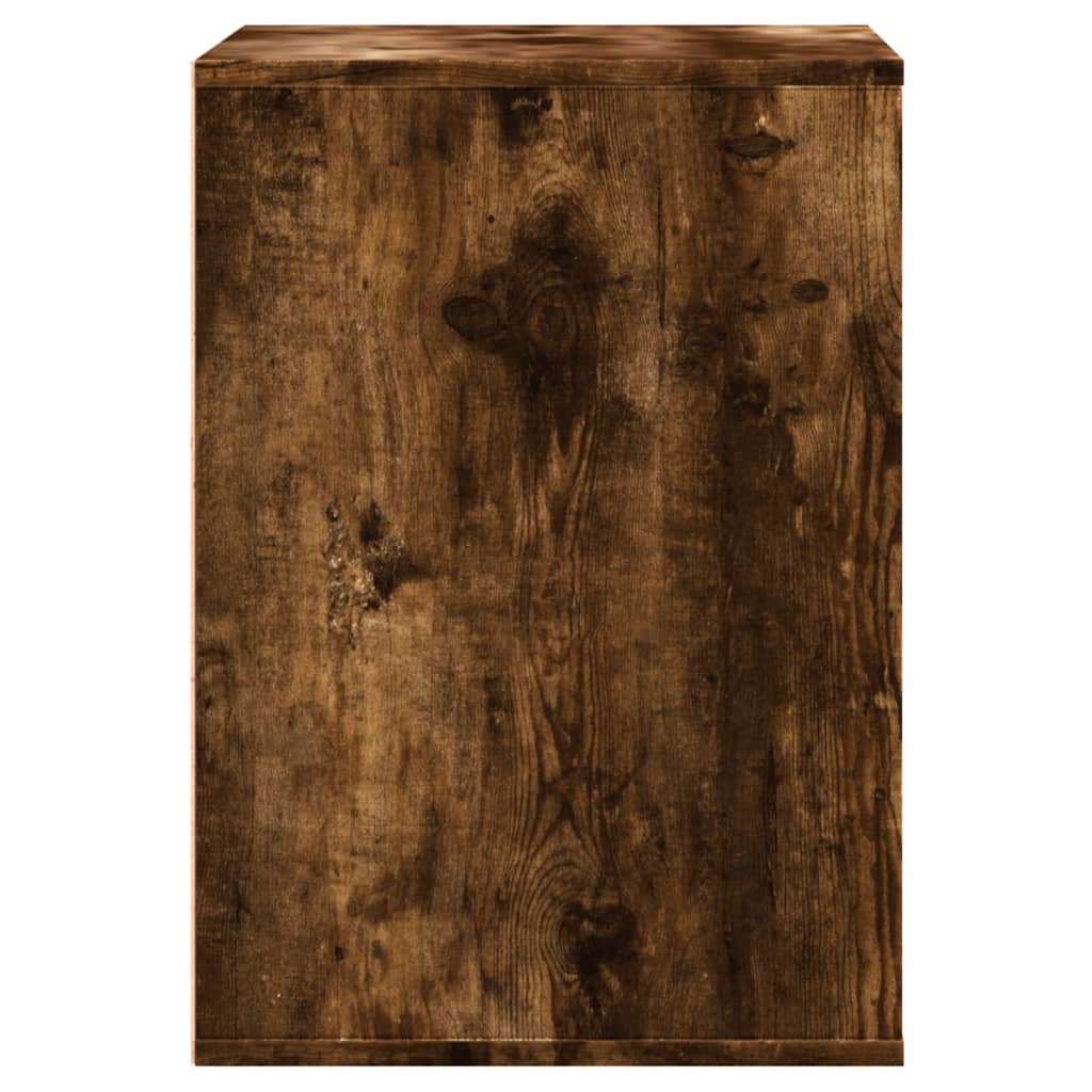 Cassettiera Angolare Rovere Fumo 60x41x58cm Legno Multistrato - homemem39