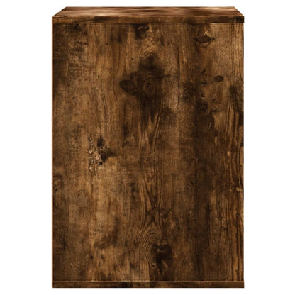 Cassettiera Angolare Rovere Fumo 60x41x58cm Legno Multistrato - homemem39