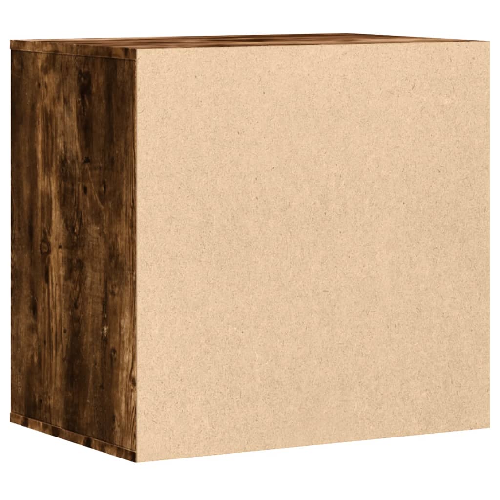 Cassettiera Angolare Rovere Fumo 60x41x58cm Legno Multistrato - homemem39