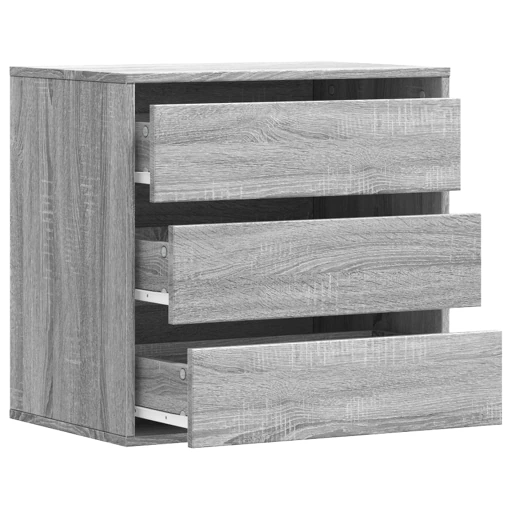 Cassettiera Angolare Grigio Sonoma 60x41x58cm Legno Multistrato - homemem39