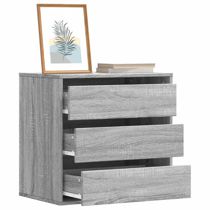 Cassettiera Angolare Grigio Sonoma 60x41x58cm Legno Multistrato - homemem39