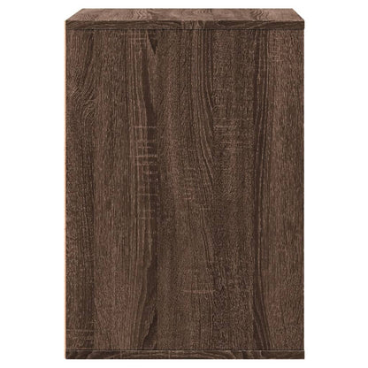 Cassettiera Angolo Rovere Marrone 60x41x58cm Legno Multistrato - homemem39