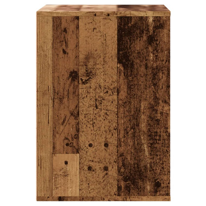 Cassettiera Angolare Legno Antico 60x41x58 cm Legno Multistrato - homemem39
